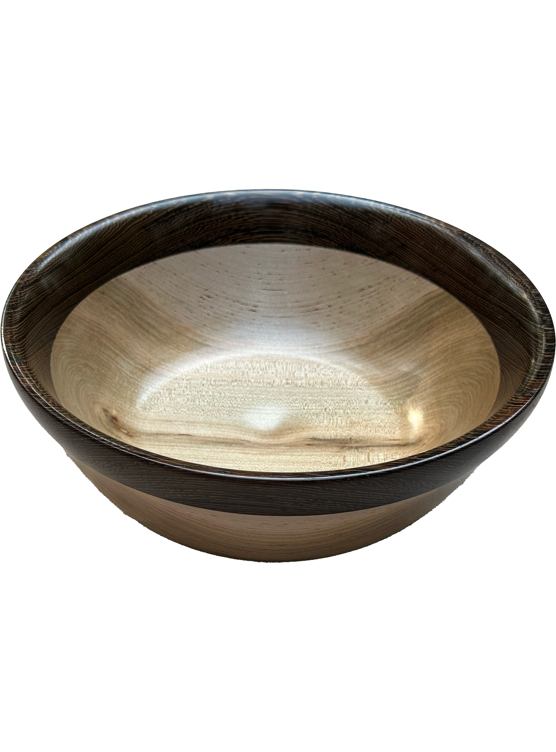 Maple and Wenge Serving Bowl